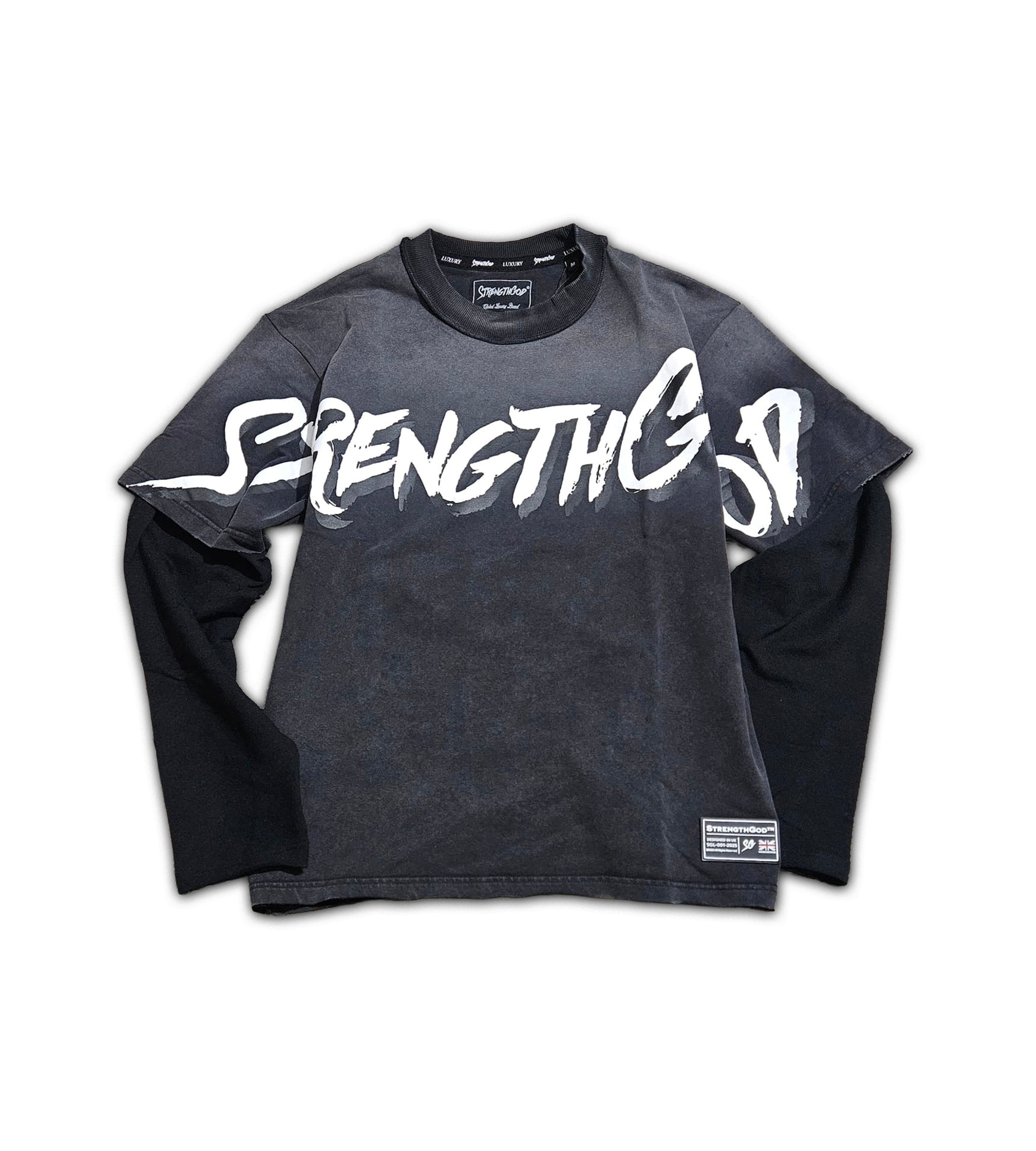 Big Logo Full Armour Faded Jumper
