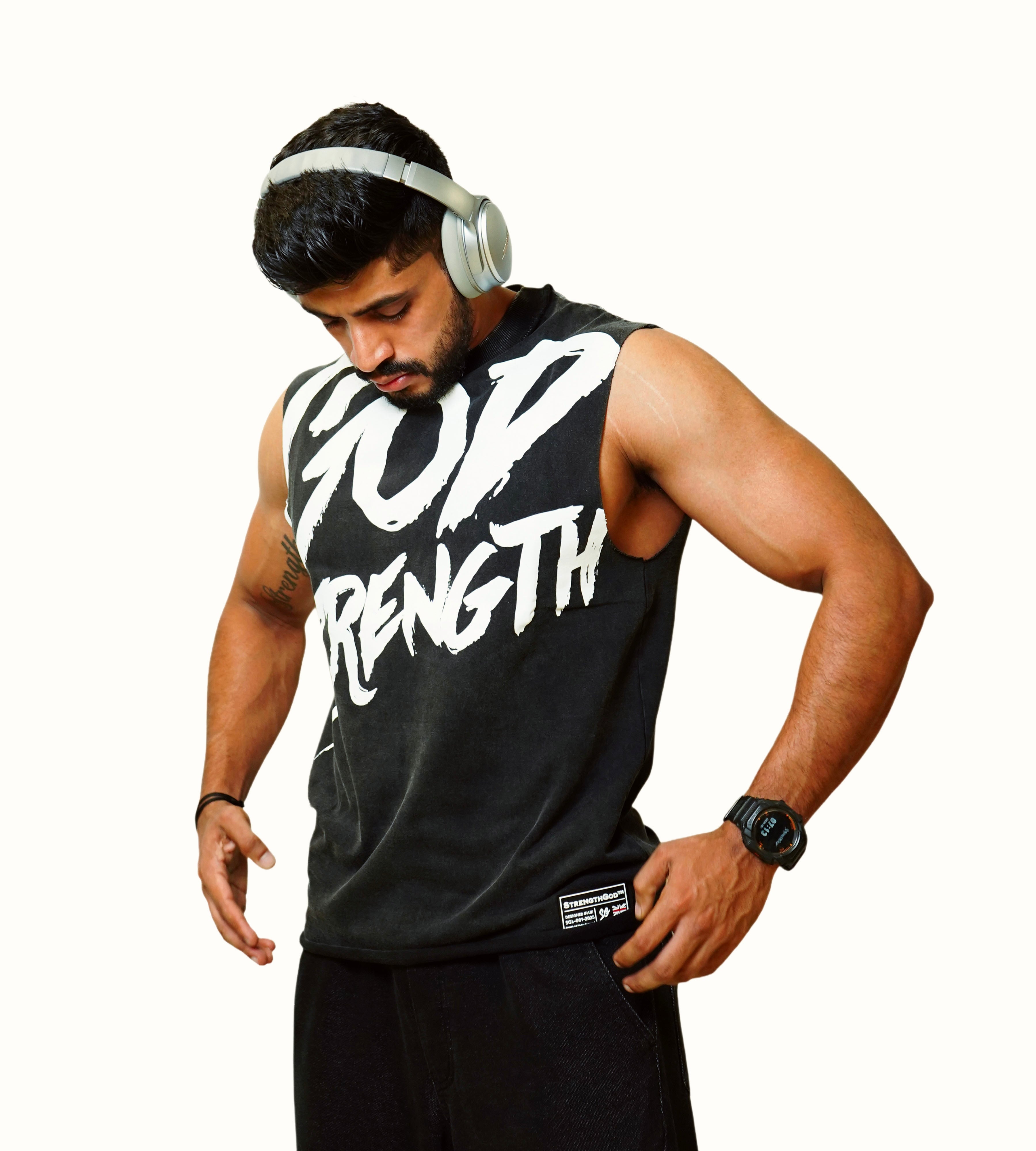 Big Logo Washed Heavy Tank