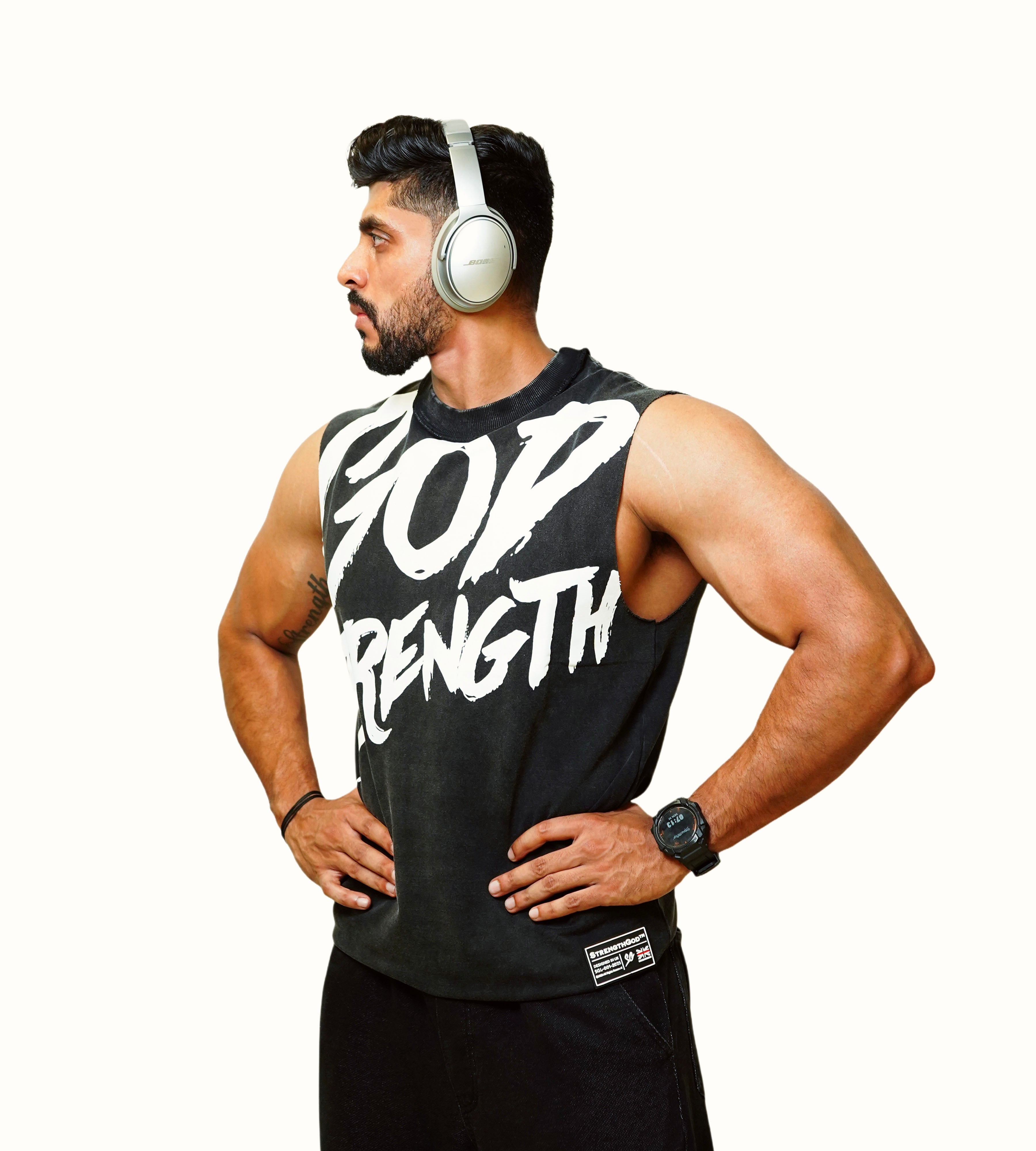 Big Logo Washed Heavy Tank