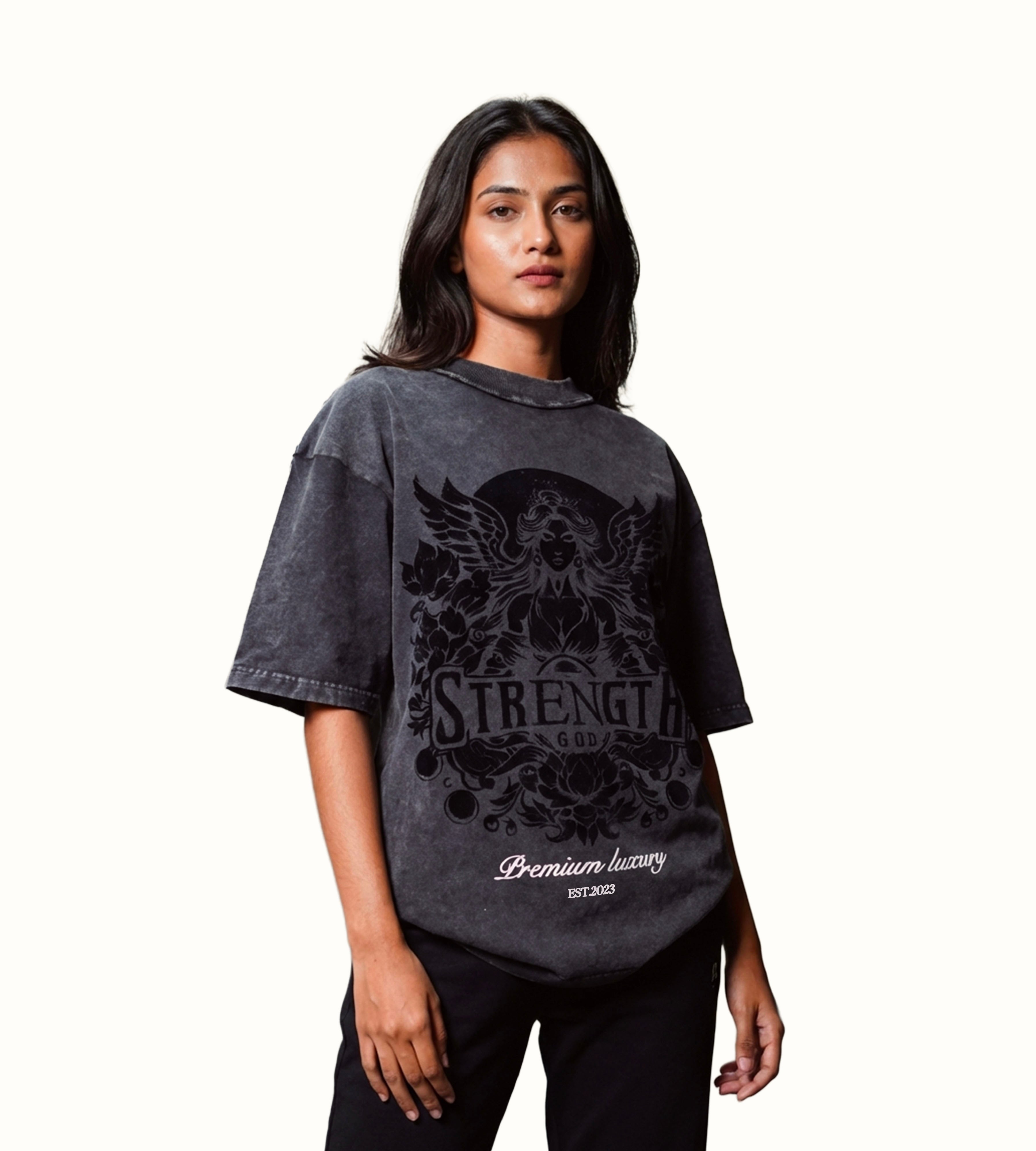 Goddess Washed Hybrid Top