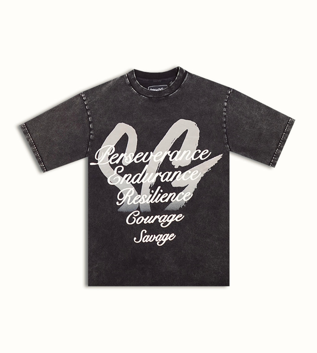 Signature Faded Hybrid Top